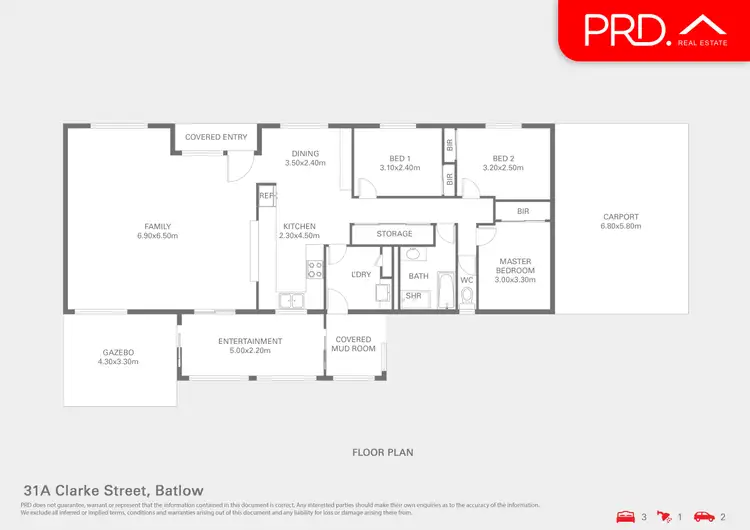 Floorplan of Homely house listing, 31A Clarke Street, Tumut NSW 2720