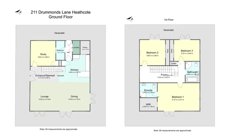 Floorplan of Homely house listing, 211 Drummonds Lane, Heathcote VIC 3523