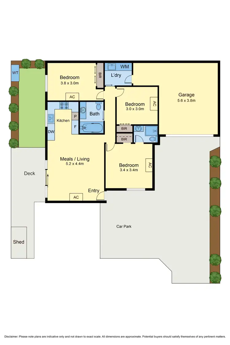 Floorplan of Homely unit listing, 24A Piper Street, Fawkner VIC 3060