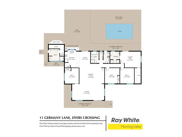 Floorplan of Homely rural property listing, 11 Germany Lane, Dyers Crossing NSW 2429