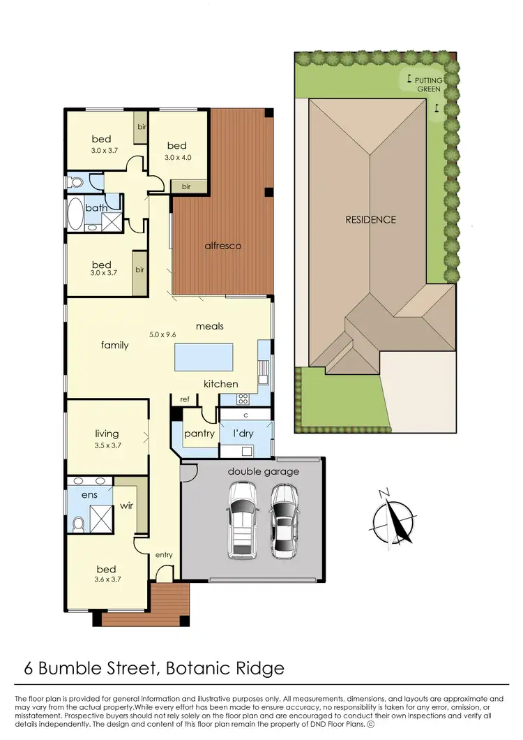 Floorplan of Homely other listing, 6 Bumble Street, Botanic Ridge VIC 3977