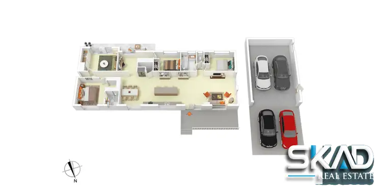 Floorplan of Homely house listing, 50 Sambell Road, Sunbury VIC 3429