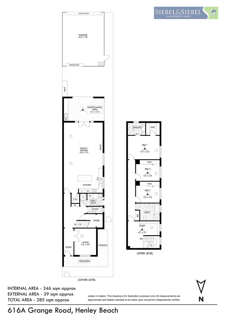 Floorplan of Homely house listing, 616A Grange Road, Henley Beach SA 5022
