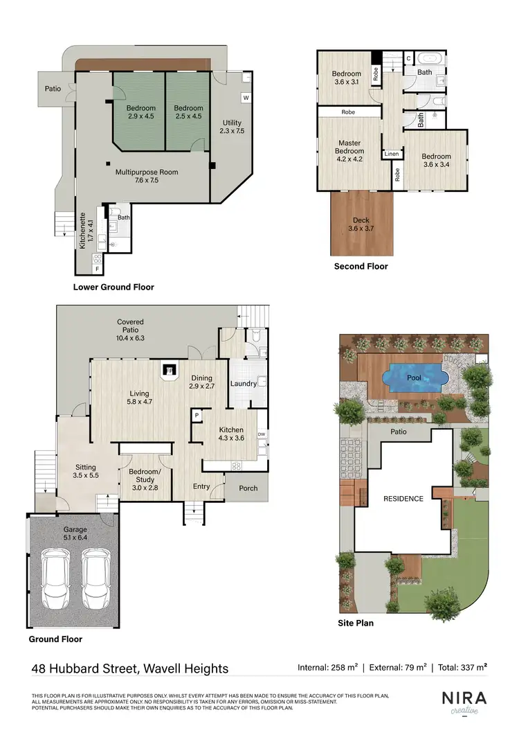Floorplan of Homely house listing, 48 Hubbard Street, Wavell Heights QLD 4012