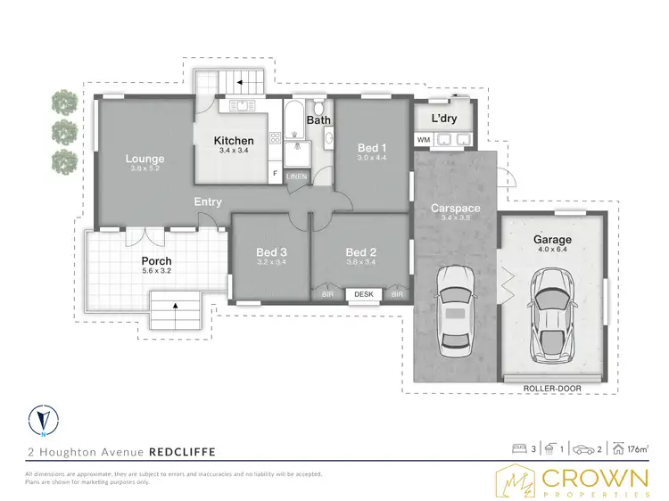 Floorplan of Homely house listing, 2 Houghton Avenue, Redcliffe QLD 4020