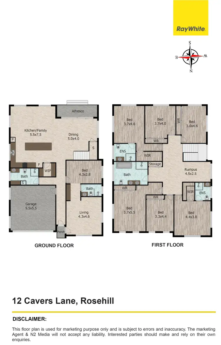Floorplan of Homely house listing, 12 Cavers Lane, Rosehill NSW 2142