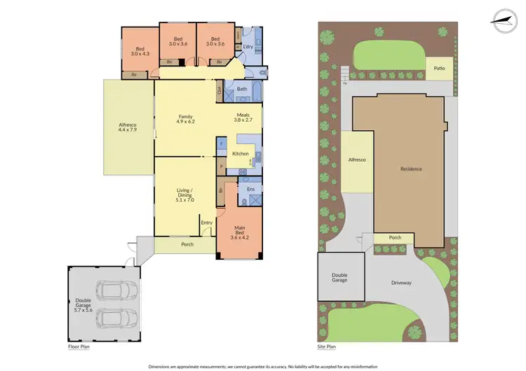 Floorplan of Homely house listing, 53 Pitfield Crescent, Rowville VIC 3178