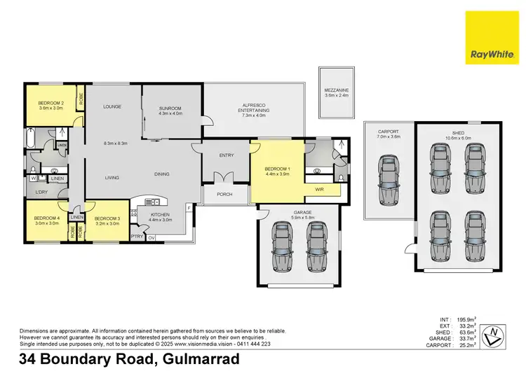 Floorplan of Homely house listing, 34 Boundary Road, Gulmarrad NSW 2463