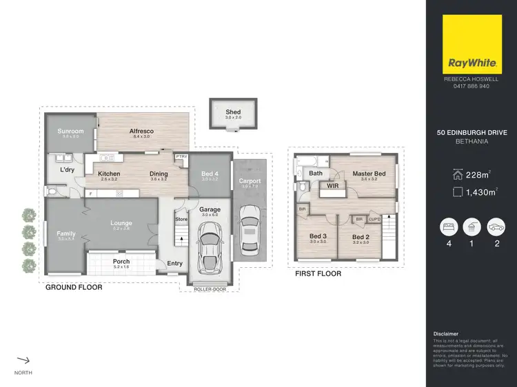 Floorplan of Homely house listing, 50 Edinburgh Drive, Bethania QLD 4205