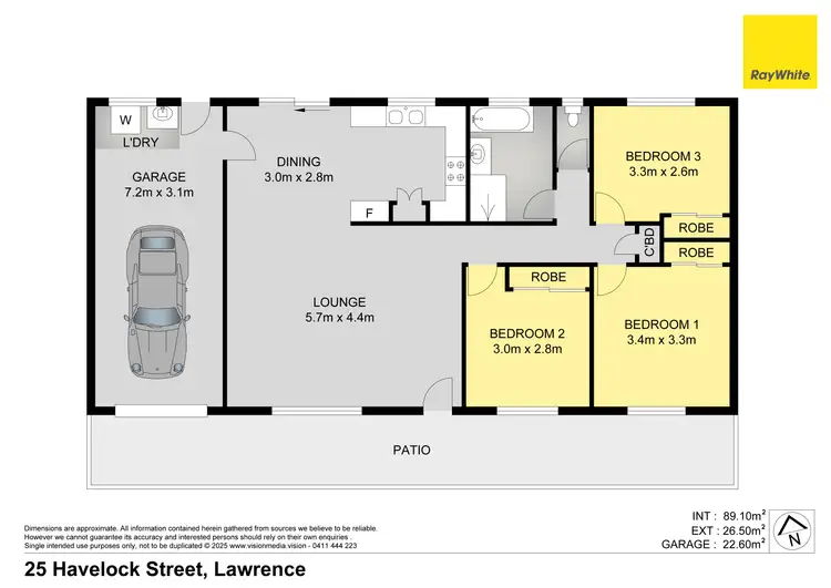 Floorplan of Homely house listing, 25 Havelock Street, Lawrence NSW 2460
