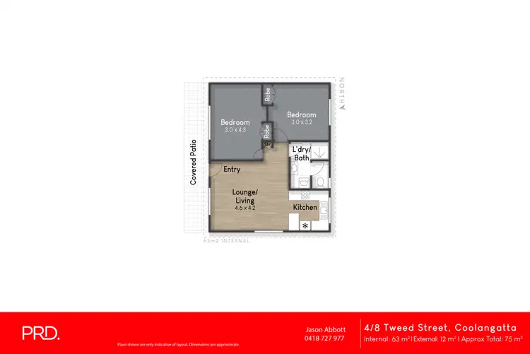 Floorplan of Homely apartment listing, 4/8 Tweed Street, Coolangatta QLD 4225
