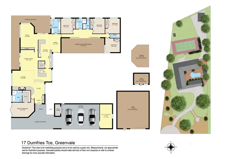 Floorplan of Homely house listing, 17 Dumfries Terrace, Greenvale VIC 3059