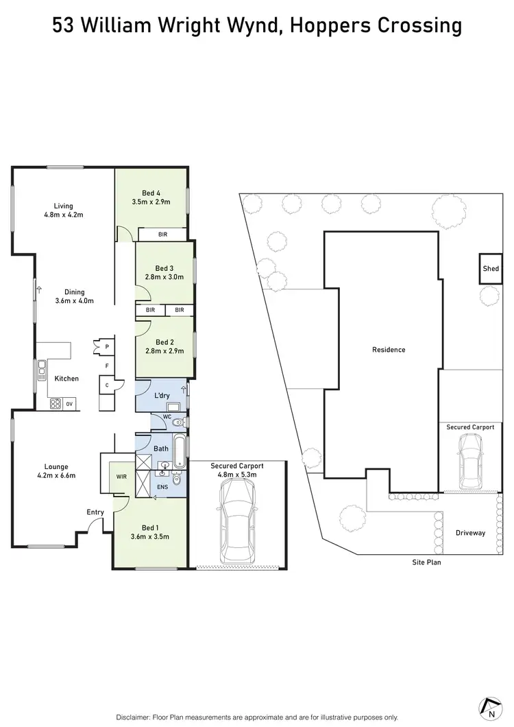 Floorplan of Homely house listing, 53 William Wright Wynd, Hoppers Crossing VIC 3029