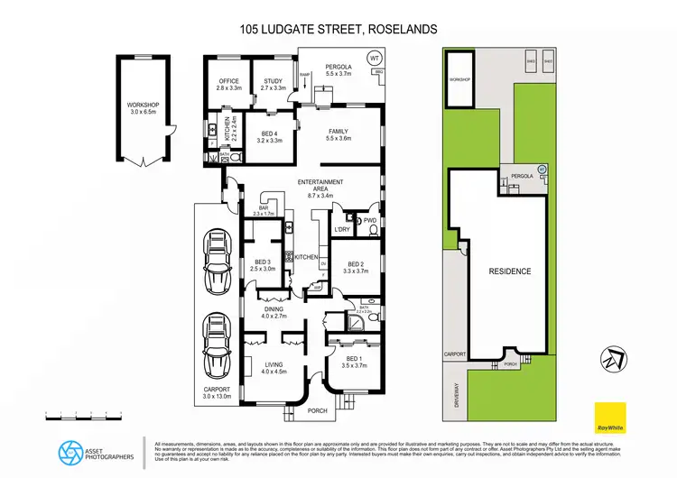 Floorplan of Homely house listing, 105 Ludgate Street, Roselands NSW 2196