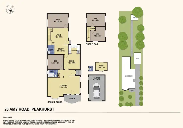 Floorplan of Homely house listing, 26 Amy Road, Peakhurst NSW 2210