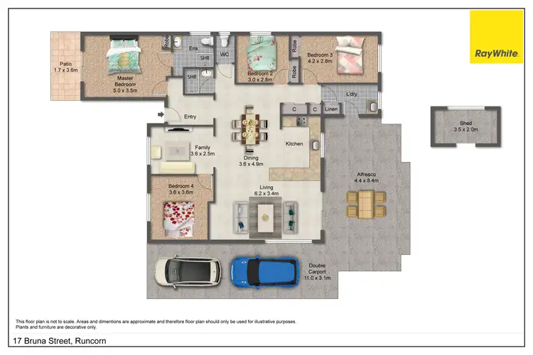 Floorplan of Homely house listing, 17 Bruna Street, Runcorn QLD 4113