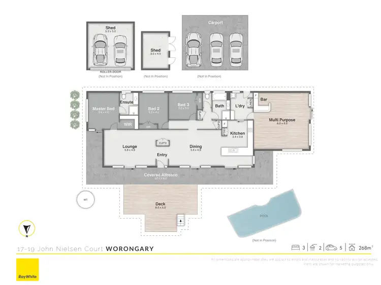 Floorplan of Homely house listing, 17-19 John Nielsen Court, Worongary QLD 4213