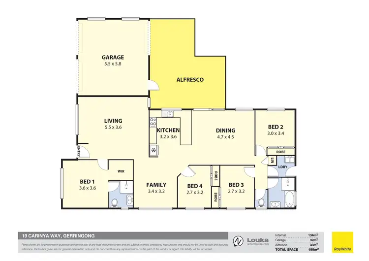 Floorplan of Homely house listing, 19 Carinya Way, Gerringong NSW 2534