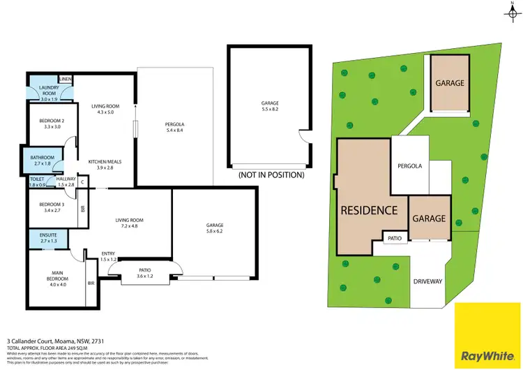 Floorplan of Homely house listing, 3 Callander Court, Moama NSW 2731
