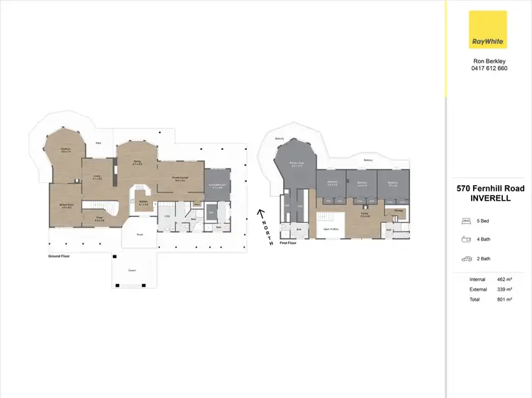 Floorplan of Homely rural property listing, 570 Fernhill Road, Inverell NSW 2360
