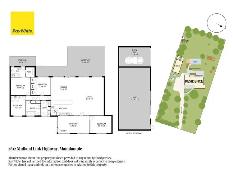 Floorplan of Homely house listing, 2612 Midland Highway, Swanpool VIC 3673