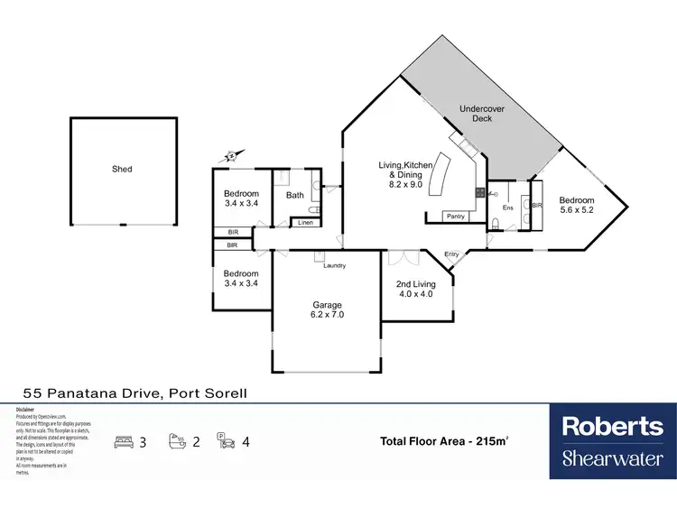 Floorplan of Homely house listing, 55 Panatana Drive, Port Sorell TAS 7307