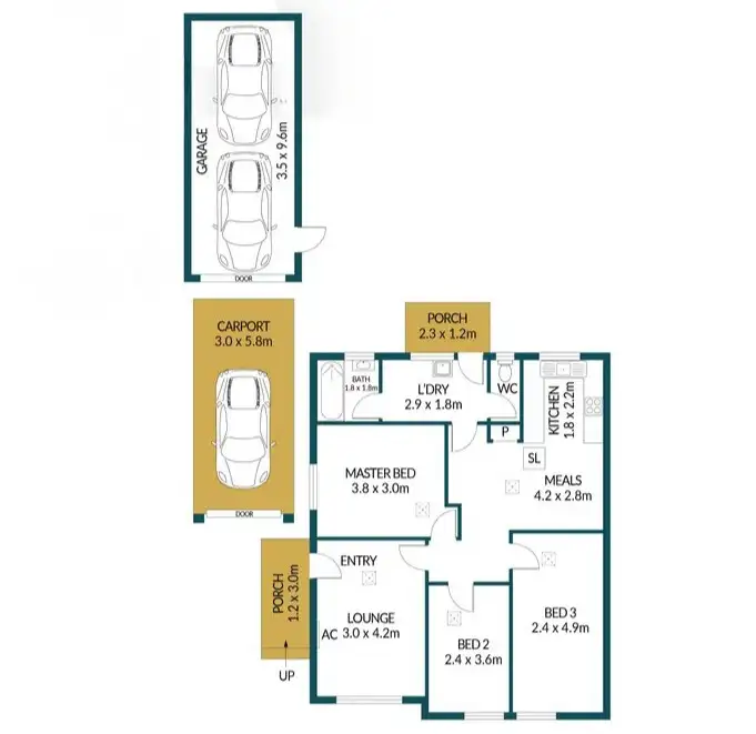 Floorplan of Homely house listing, 11 Combine Avenue, Salisbury North SA 5108