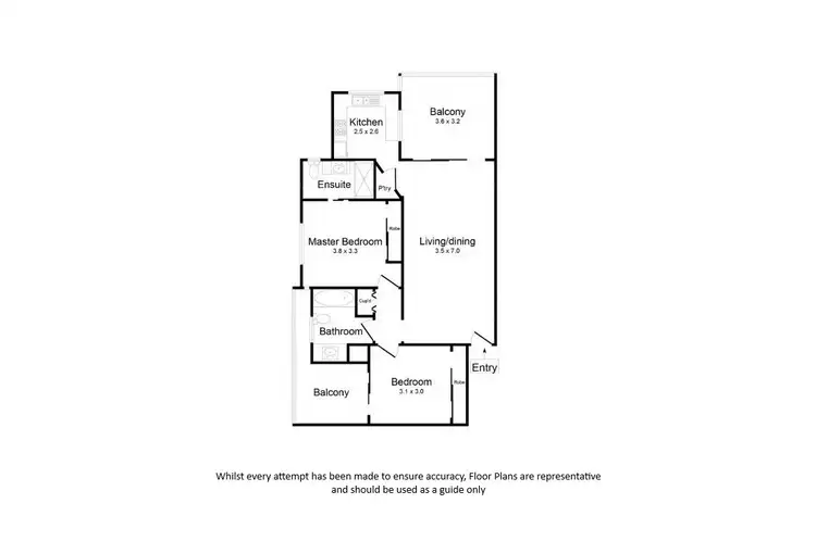 Floorplan of Homely unit listing, 4/20 Osborne Road, Mitchelton QLD 4053