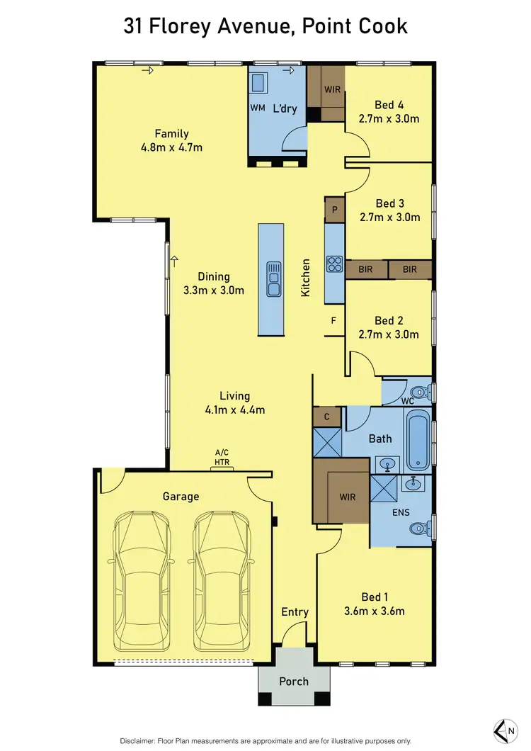 Floorplan of Homely house listing, 31 Florey Avenue, Point Cook VIC 3030