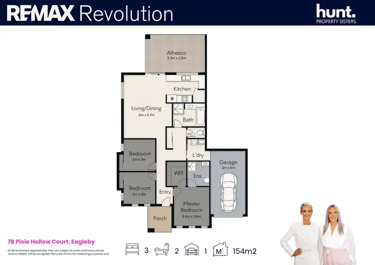 Floorplan of Homely unit listing, 7B Pixie Hollow Court, Eagleby QLD 4207