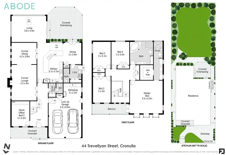 Floorplan of Homely house listing, 44 Trevellyan Street, Cronulla NSW 2230