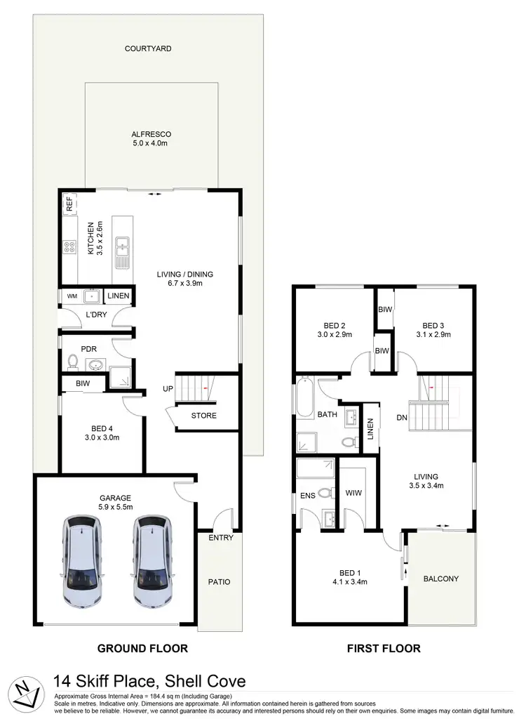 Floorplan of Homely house listing, 14 Skiff Place, Shell Cove NSW 2529