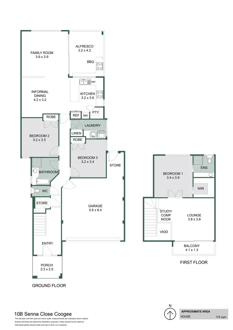Floorplan of Homely house listing, 10B Senna Close, Coogee WA 6166