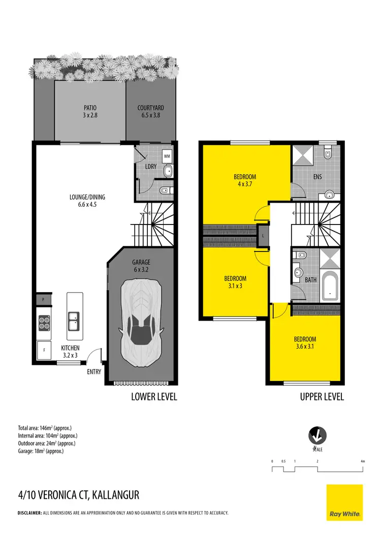 Floorplan of Homely townhouse listing, 4/10 Veronica Court, Kallangur QLD 4503