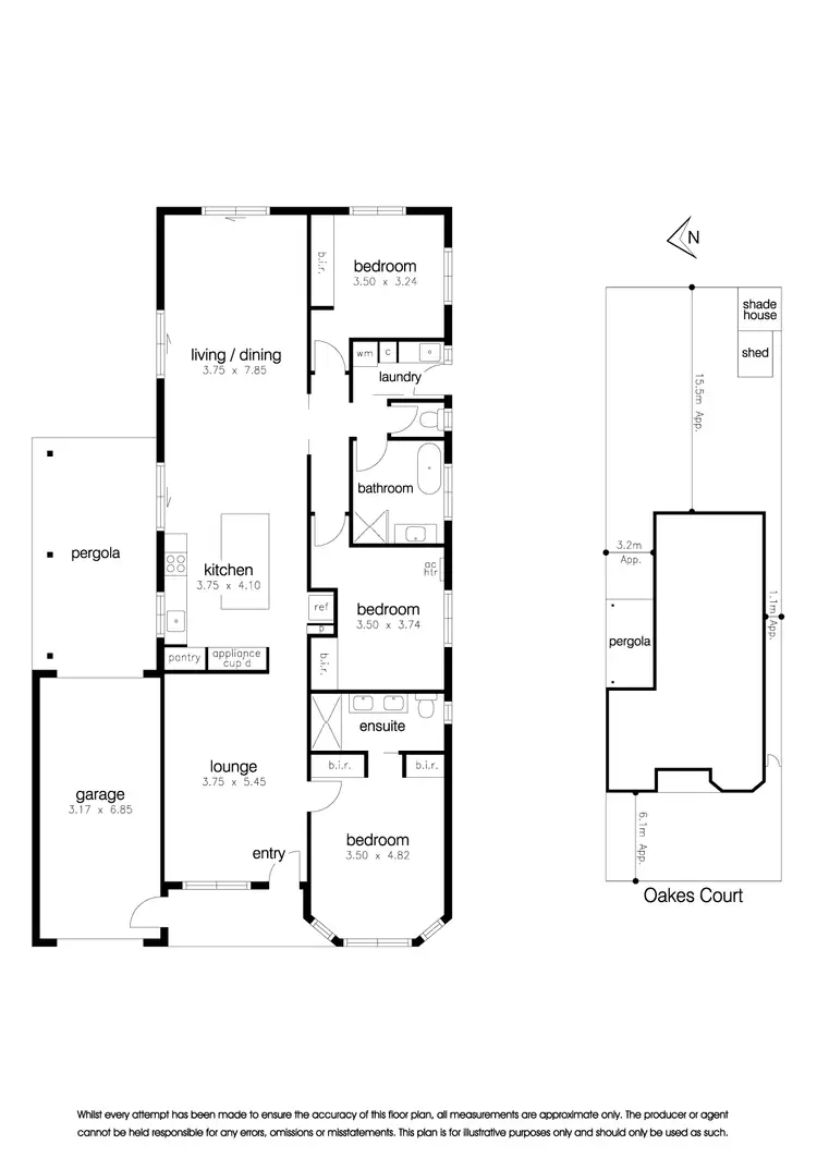 Floorplan of Homely house listing, 4 Oakes Court, Altona Meadows VIC 3028