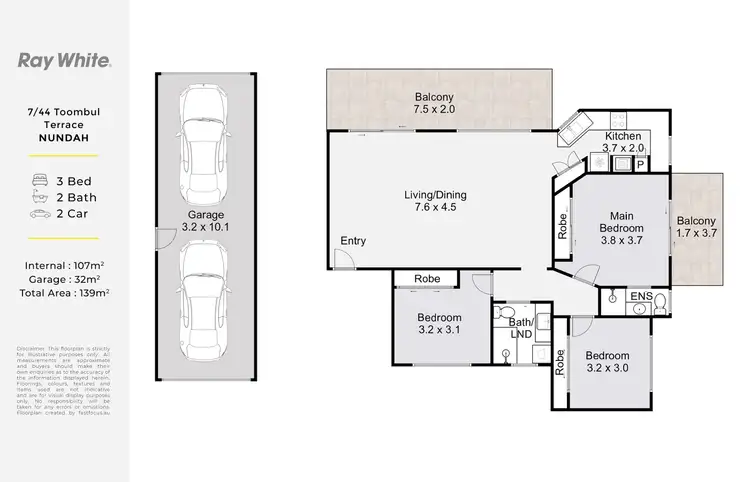 Floorplan of Homely apartment listing, 7/44 Toombul Terrace, Nundah QLD 4012