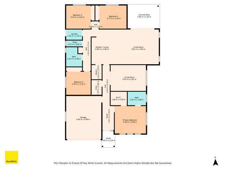 Floorplan of Homely house listing, 23 Terry Drive, Inverell NSW 2360