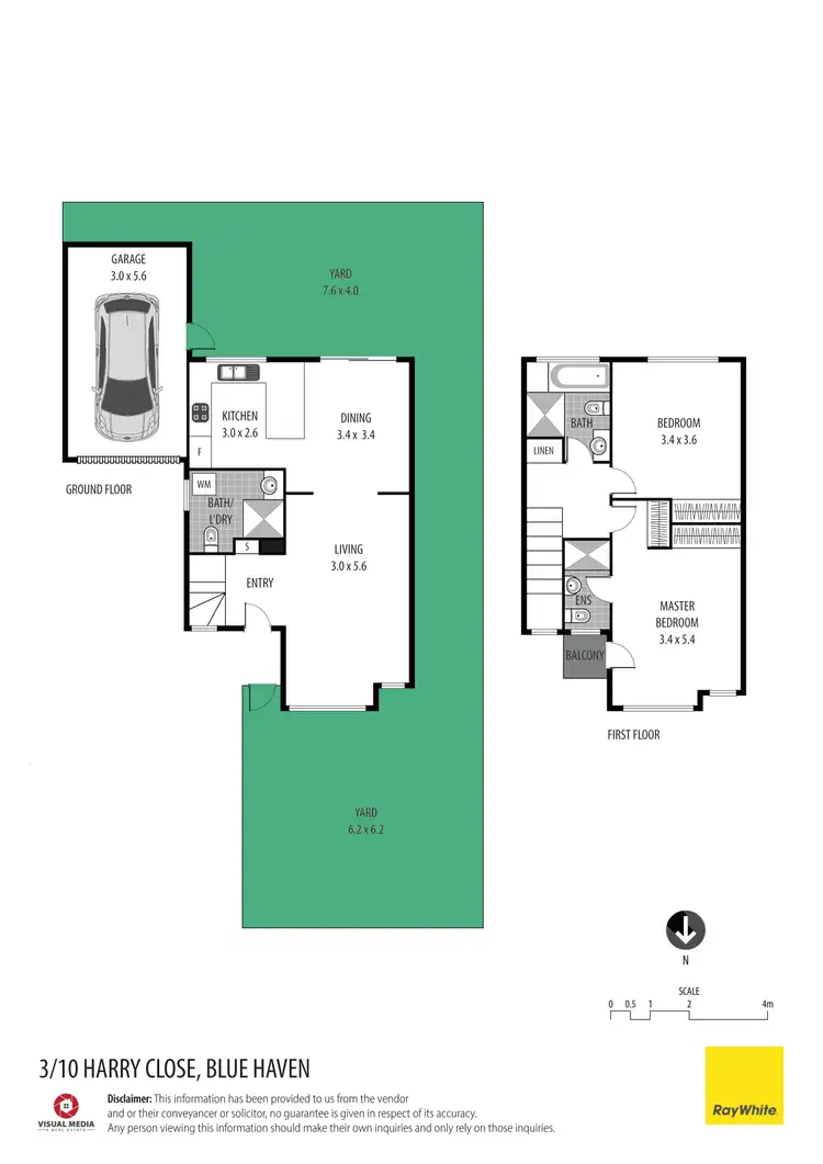 Floorplan of Homely townhouse listing, 3/10 Harry Close, Blue Haven NSW 2262