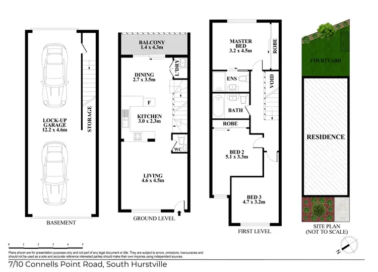 Floorplan of Homely townhouse listing, 7/10-12 Connells Point Road, South Hurstville NSW 2221