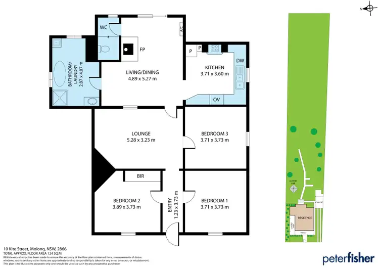 Floorplan of Homely house listing, 10 Kite Street, Molong NSW 2866