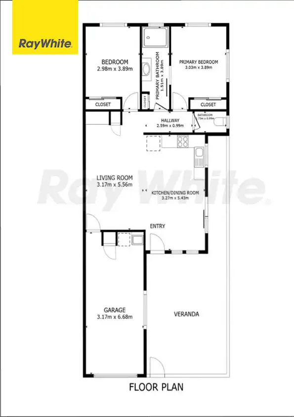 Floorplan of Homely house listing, 2/1 Woodswallow Crescent, Bli Bli QLD 4560