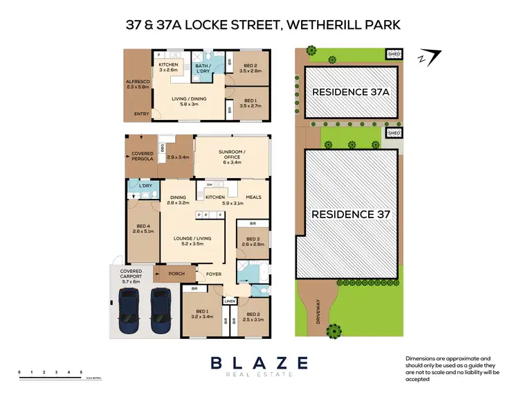 Floorplan of Homely house listing, 37 & 37A Locke Street, Wetherill Park NSW 2164
