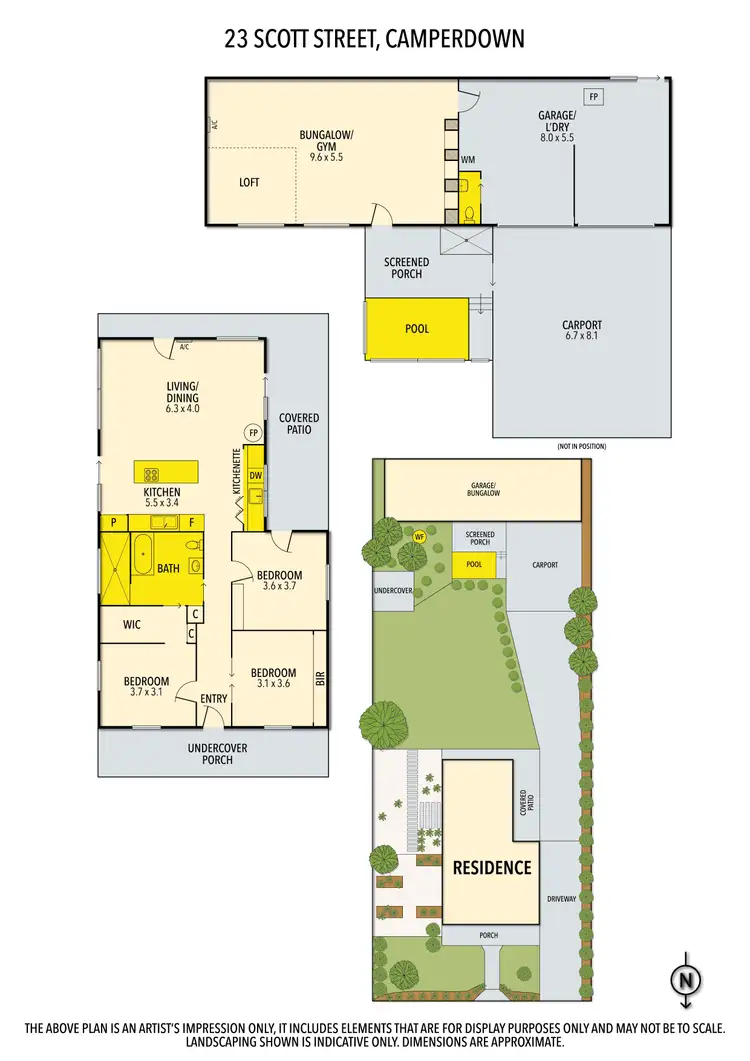 Floorplan of Homely house listing, 23 Scott Street, Camperdown VIC 3260