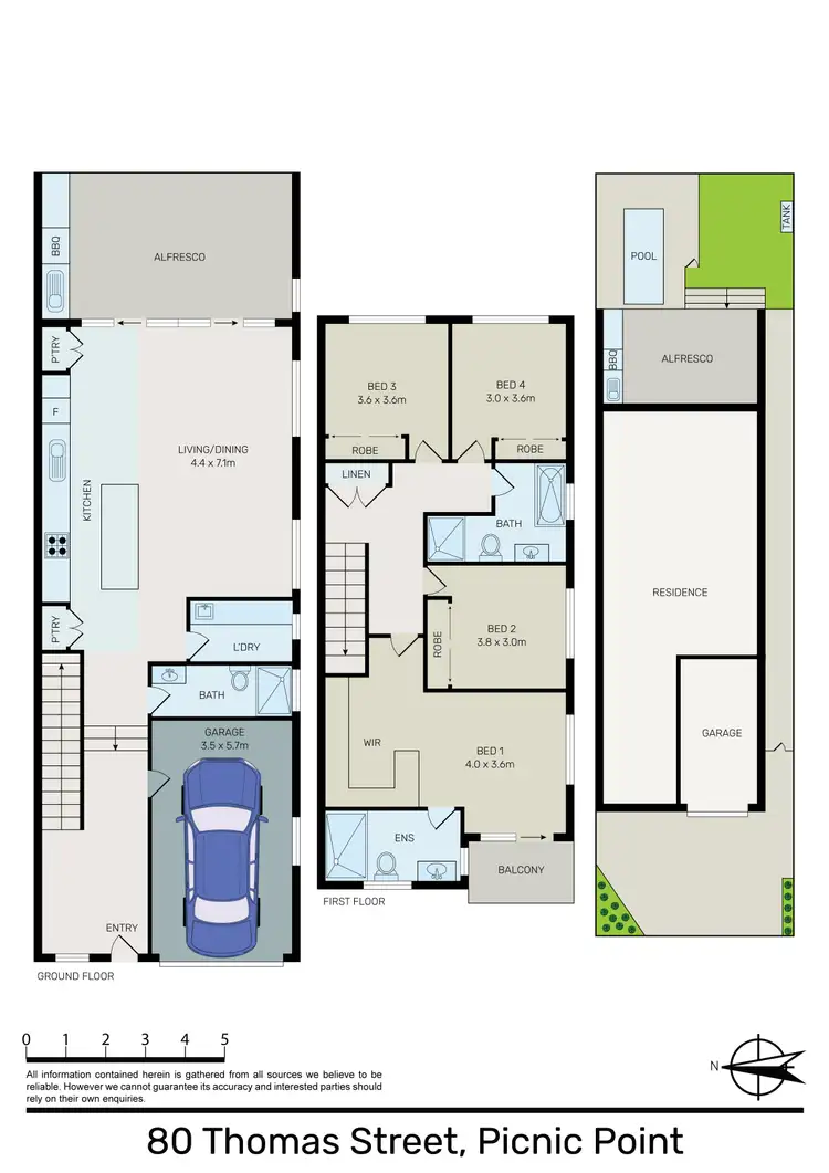 Floorplan of Homely house listing, 80 Thomas Street, Picnic Point NSW 2213