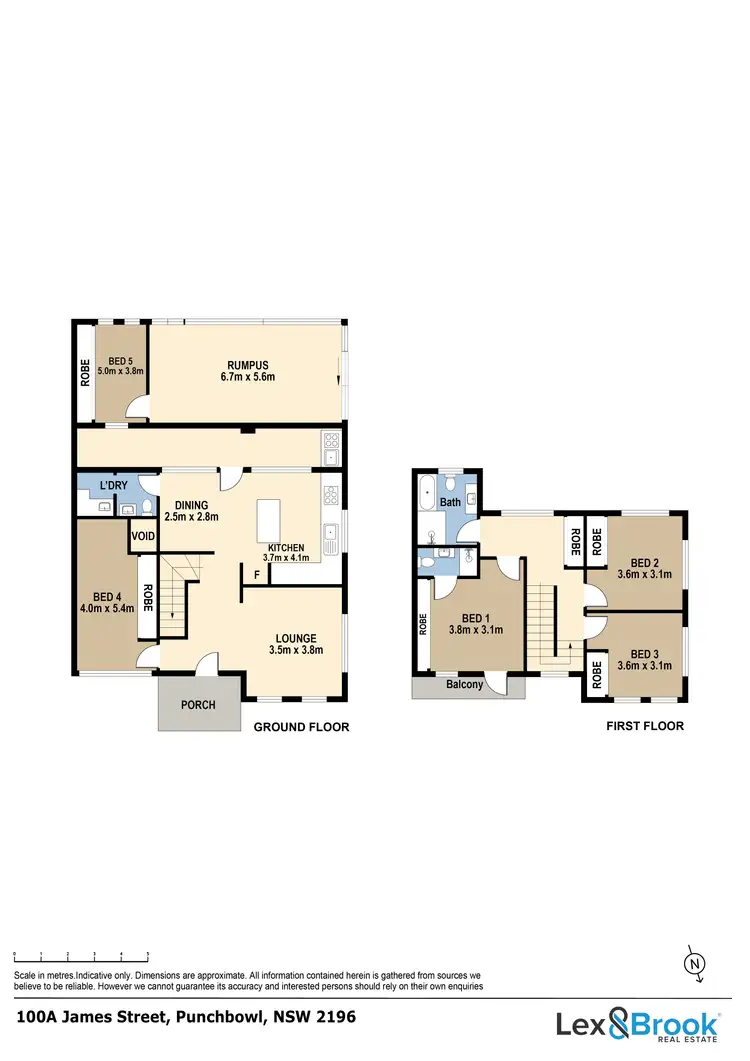 Floorplan of Homely house listing, 100a James St, Punchbowl NSW 2196