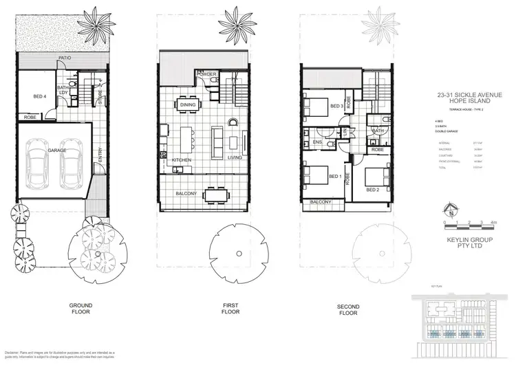 Floorplan of Homely townhouse listing, 42 Park Cove Boulevard, Hope Island QLD 4212