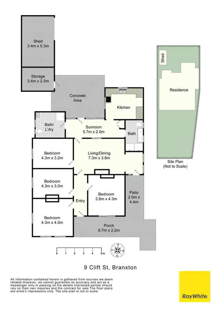 Floorplan of Homely house listing, 9 Clift Street, Branxton NSW 2335