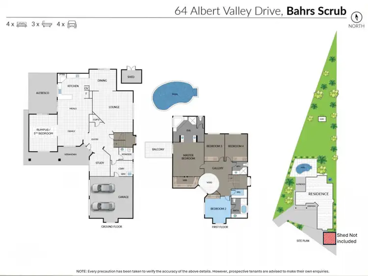 Floorplan of Homely house listing, 64 Albert Valley Drive, Bahrs Scrub QLD 4207