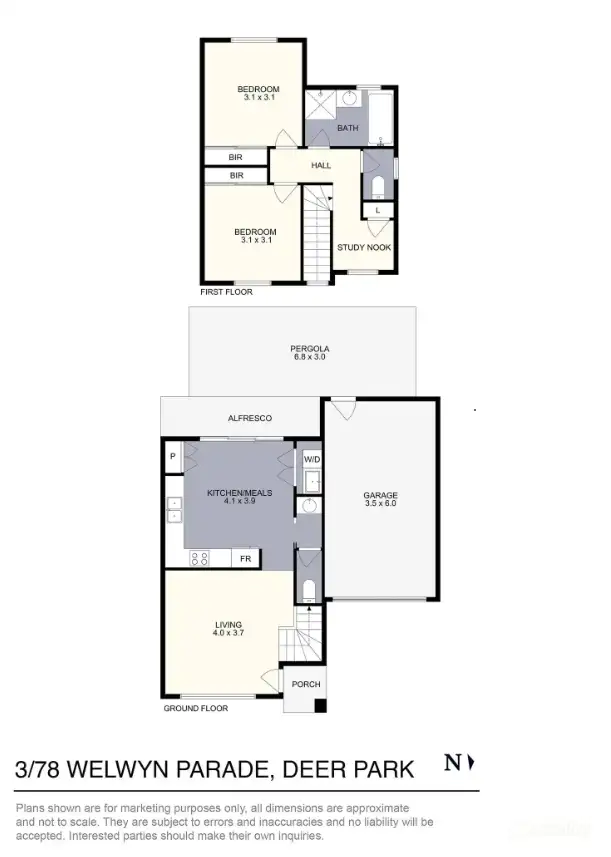 Floorplan of Homely house listing, 3/78 Welwyn Parade, Deer Park VIC 3023
