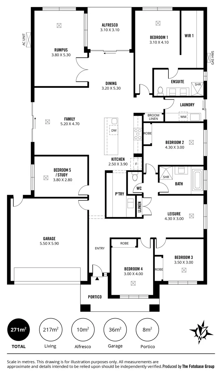 Floorplan of Homely house listing, 25 Murdoch Close, Woodside SA 5244